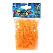 Резиночки для плетения браслетов RAINBOW LOOM, коллекция «Леденцы», пастельный оранжевый