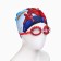 Set of children's "Spider-Man", hat, swimming glasses, bag