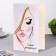The postcard is "the most beautiful!" Handmade, face, 11.5x17 cm