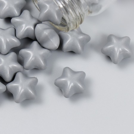 Surgut in granules in a jar of "stars" gray matte 16 g 7x3x3 cm-2
