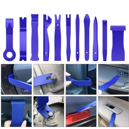 A set of instrument for plastic, 19 items, in a bag-4