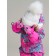 Winter mittens for a girl, size 11