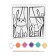 Picture on numbers for children on the stand "Cat in the window", 15 x 15 cm
