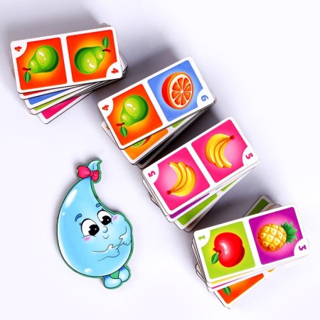 The board game "Domino. Juicy fruits "-1