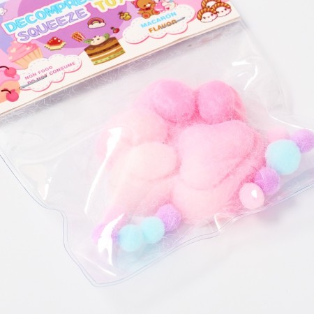Squish anti -stress - Taba Law toy, with fluffy sprinkling, mix-8