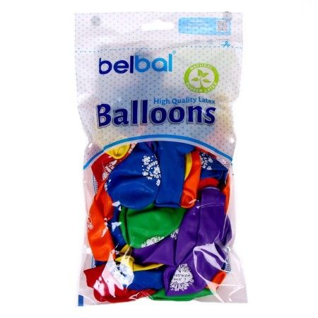 Shar Latex 14 "Happy Birthday", set of 50 pcs., Mix color-4