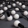 Girland “thread” 10 m with nozzles “balls 2.5 cm”, IP44, dark thread, 100 LED, glow of multi (RG/RB), flashing, 220 V