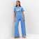Pajama female (T -shirt and trousers) KAFTAN GUSSI p. 48-50, blue