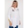 Female shirt, size 52, white color