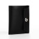 Male purse for magnet, department for bills, for maps, for coins, black color