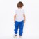Baby trousers, blue color, height 122 cm