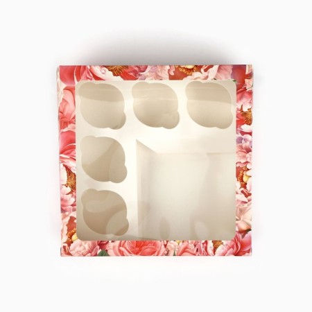 Box for Capcakes "The Most Beautiful in the World", 25 × 25 × 10 cm-2