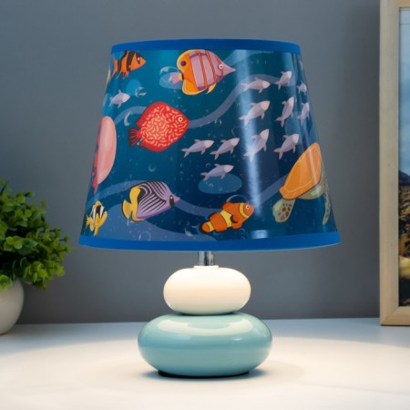 Board Lamp "Sea World" E14 15W blue and white Risalux-1