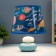 Board Lamp "Sea World" E14 15W blue and white Risalux