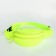 Lightning waist bag, 2 pockets, lemon color