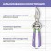 Planning coater, 10 "(25.5 cm), with metal rubberized handles, Palisad