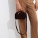 Bag Cross-Bodi with a zipper, black color