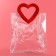 Gift package from PVC, pink, 26.5 x 23 x 12 cm