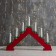 LED figure "Christmas hill" 39 × 31 × 5 cm, wood, 220 V, glow warm white