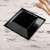 Plastic disposable plastic, 17.2 × 17.2 cm, square, deep, black