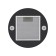 Hax Homsair Art 1050is 35, island, 1050 m3/h, 3 speeds, 35 cm, black