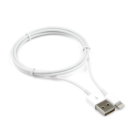 CablexPert CC-USB-AP2MWP, Lightning-USB, 1 m, white cable-1