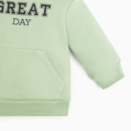 Costume: sweatshirt and pants crumb I am Street Style, height 80-86 cm, green-6