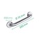 Building for a bath, chromium color (30 cm)