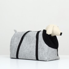 Animal Obel bag, felt, 45x25x23cm
