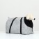 Animal Obel bag, felt, 45x25x23cm