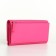 Women's wallet on magnets, pink color