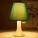Table lamp 92204 1he14 15W pearls/turquoise d = 18 cm, h = 28.5 cm risalux
