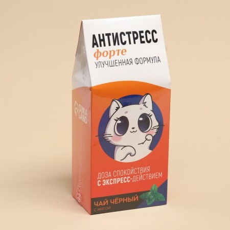 Black tea "Antistress", with a taste of mint, 100 g.-5