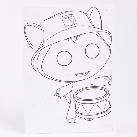Picture for coloring by numbers "Henotics", 32.7 × 17 cm-3