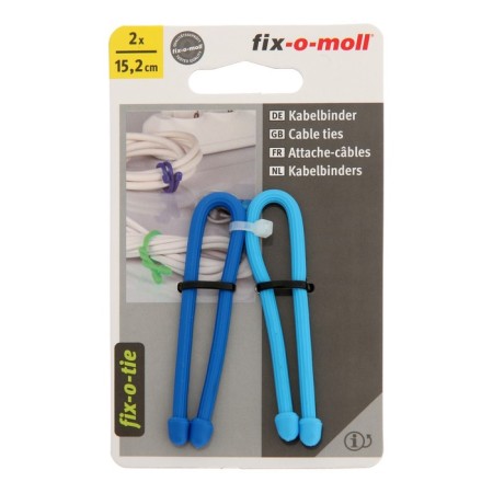 Snow for cable, fix-o-moll 15.2 cm Blue color color 2 pcs-3