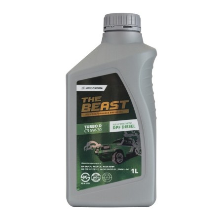 Motor oil The Beast Turbo D C3 5W-30, synthetic, 1 liter