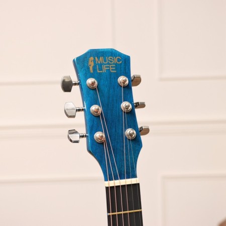 Акустическая гитара Music Life QD-H40Q-hw, синий-1