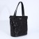 Luggage bag, external pocket, long belt, black color