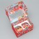 Folding box with bilateral application of "Mail of Happiness", 16 x 10 x 10 cm, New Year