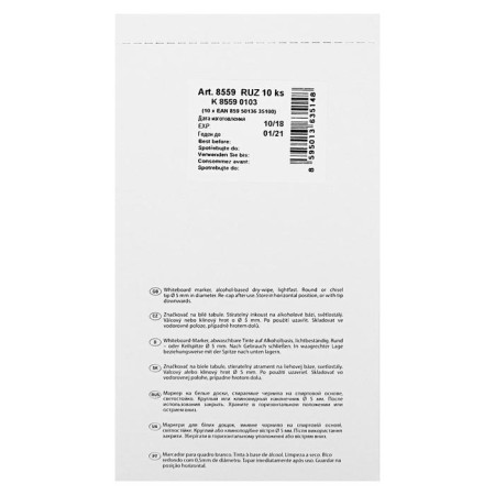 Marker for the Centropen 8559 board, diameter 5.0 mm, writing line 2.5 mm, pink-3