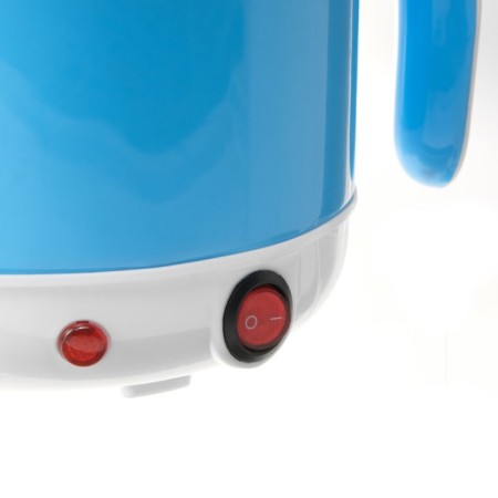Electric kettle Luazon LSK-1815, plastic, Metal flask, 1.7 l, 400 watts, Blue-2