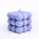 Figure candle "Babb cube", 6 cm, lavender