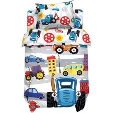 Bed Blue Blue Tractor 