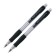 A set of pencils of mechanical Pilot Super Grip, 0.5 mm, rubber emphasis, black, 2 pieces