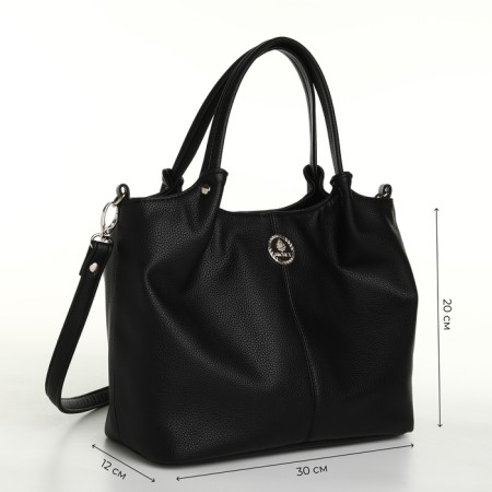 Women's bag with lightning, black color-2