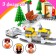 Designer New Year "House with Snowmobile", 597 details