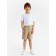 Shorts for a boy, minku: eco style, dark beige color, height 140 cm
