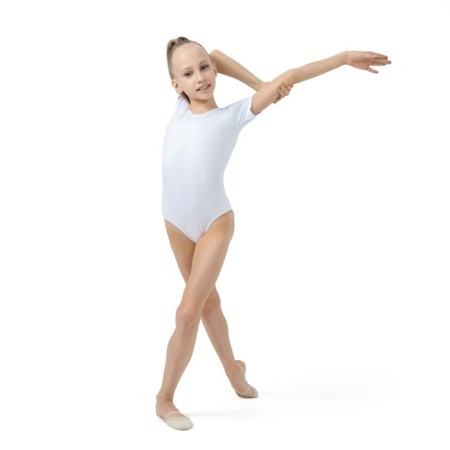 A swimsuit for gymnastics and dancing Grace Dance, p. 36, white color-3