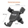 Gravitational Carline® Holder for a phone, smartphone to a car deflector