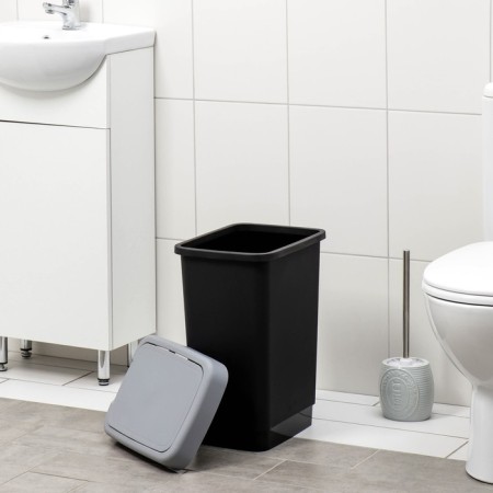 Garbage container "Twin", 25 l, color gray color-2